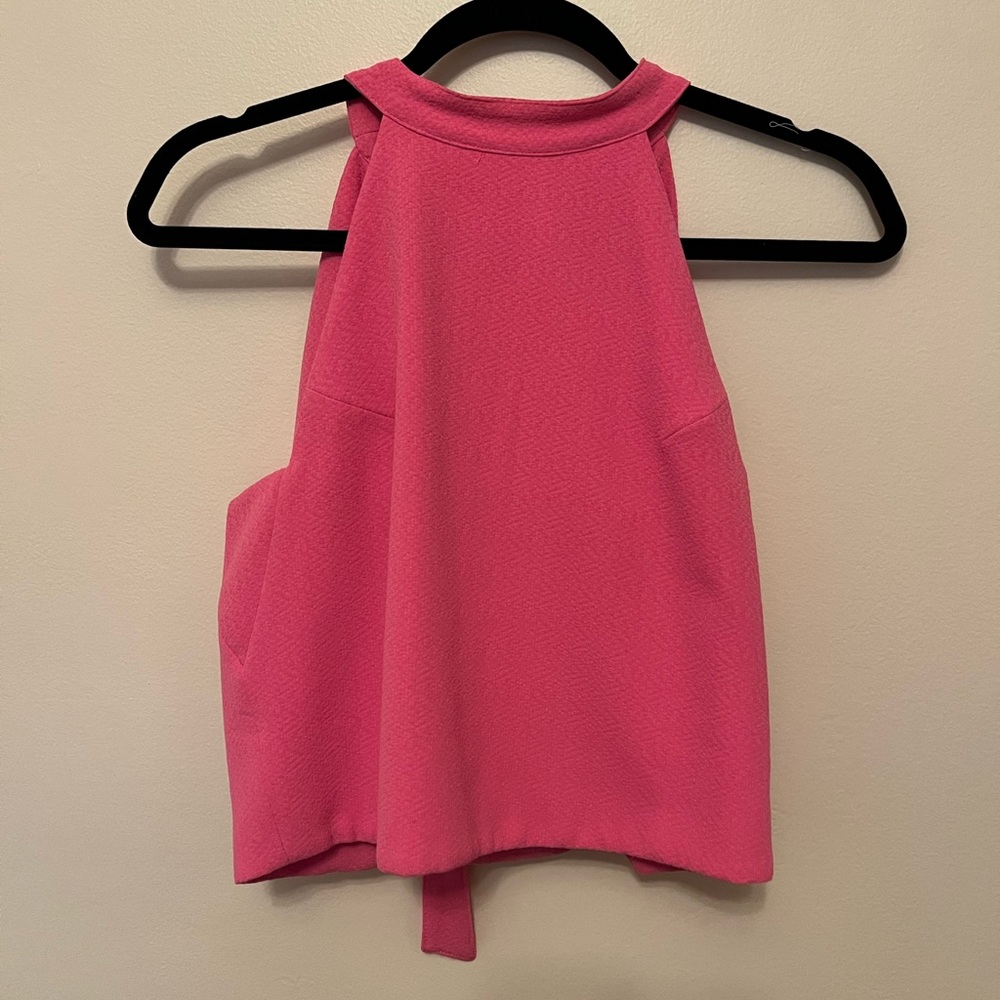 Bubblegum pink halter top